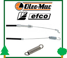 Cavo Filo Molla Trazione Acceleratore Innesto Lama Spegnimento Motore Rasaerba Tagliaerba Trattorino prato OleoMac Efco ricambi LCVERDE.com.