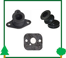 Collettore Aspirazione Flangia Termica Guarnizione Motosega Active Ibea Zenoah Stihl OleoMac Efco Shindaiwa Echo ricambio LCVERDE.com