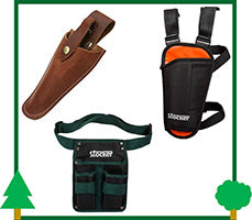 Custodia Borsa Porta Forbice Pota Potatura Batteria Elettronica Seghetto Ascia Accetta Machete Coltello Attrezzi Attrezzatura Multitasca Giardinaggio Agricoltura Forestale Outdoor Camping Bushcraft accessori LCVERDE.com