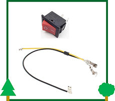 Interruttore Cavo Filo Elettrico Accensione Spegnimento Motosega Active Ibea Zenoah OleoMac Efco Stihl Maruyama Shindaiwa Echo Dolmar Makita ricambi LCVERDE.com