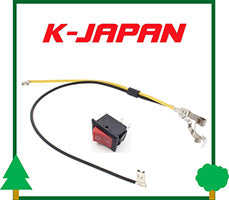 Interruttore Pulsante Cavo Motosega K JAPAN ricambi LCVERDE.com Accensione Spegnimento