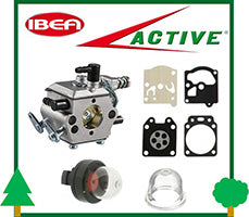 Kit Membrane Guarnizioni Carburatore Bulbo Primer ACTIVE IBEA serie riparazione ricambi LCVERDE.com Membrana