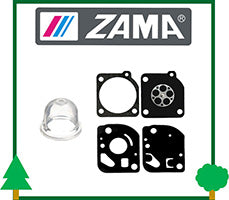 Kit Membrane Guarnizioni Carburatore Bulbo Primer ZAMA serie riparazione ricambi LCVERDE.com