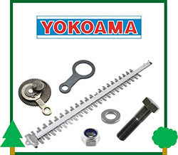 Lama Biella Ingranaggio Carter Coperchio Perno Dado Vite Tagliasiepe Yokoama ricambio LCVERDE.com