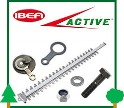 Lama Biella Ingranaggio Carter Perni Dadi Tagliasiepe Active Ibea ricambio LCVERDE.com