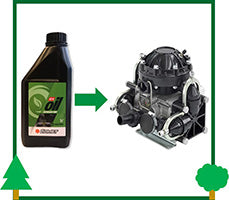 Olio Lubrificante Pompa Irrorazione Diserbo Trattamento Comet Officine Carpi Annovi Reverberi Bertolini Imovilli LCVERDE.com Lubrificazione