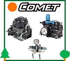 Ricambi Comet Irrorazione Pompa Pressione Gruppo Comando Trattamento Diserbo Membrana Accumulatore Coperchio Testata Valvola ricambi LCVERDE.com