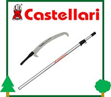 Segaccio Seghetti Asta Telescopica Potatore Potatura Pota Taglio Legno Rami Alberi fai da te giardinaggio agricoltura arboricoltura vivaio outdoor camping bushcraft forestale Castellari LCVERDE.com