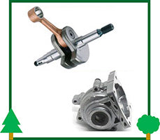 albero motore carter motosega Active Ibea Echo Shindaiwa Stihl Zenoah ricambi LCVERDE.com