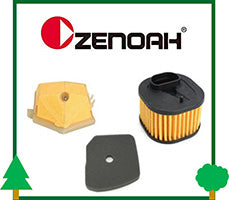 filtro aria carta spugna feltro motosega Zenoah ricambi LCVERDE.com