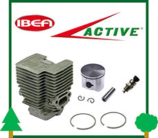 kit cilindro pistone segmenti fascia elastica motore decespugliatore Active Ibea ricambio LCVERDE.com