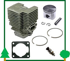kit cilindro pistone segmenti guarnizione motore soffiatore atomizzare Cifarelli OleoMac Efco Stihl ricambi LCVERDE.com