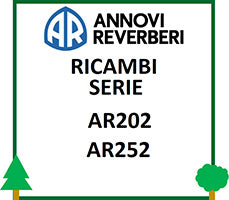 ricambi AR ANNOVI REVEBERI AR202 AR252 pompa irrorazione membrana coperchio testata valvola valvole accumulatore semisfera semicamera LCVERDE.com