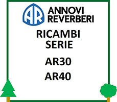 ricambi AR ANNOVI REVEBERI AR30 AR40 pompa irrorazione membrana coperchio testata valvola valvole accumulatore semisfera semicamera LCVERDE.com