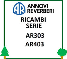 ricambi AR ANNOVI REVEBERI AR303 AR403 pompa irrorazione membrana coperchio testata valvola valvole accumulatore semisfera semicamera serbatoio LCVERDE.com