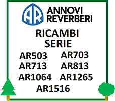 ricambi AR ANNOVI REVEBERI AR503 AR703 AR713 AR813 AR1064 AR1265 AR1516 pompa irrorazione membrana coperchio testata valvola valvole accumulatore semisfera semicamera serbatoio LCVERDE.com
