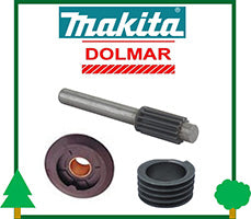 vite senza fine ingranaggio alberino pompa olio motosega Makita Dolmar ricambi LCVERDE.com