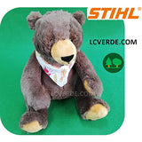 Animale Peluche Orso Orsetto Gioco Bambini Ragazzi Stihl accessorio LCVERDE.com 04216000027 Orsachiotto