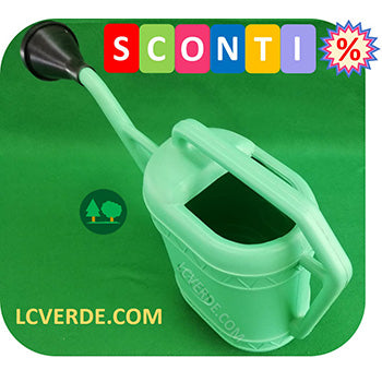 Annaffiatoio Innaffiatoio con Beccuccio 6 Litri Innaffiare Irrigare Bagnare Orto Fiori Verdure Alberi Piante Frutto irrigazione LCVERDE.com