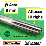 Asta Albero Rigido Interno Decespugliatore OleoMac Efco ricambi LCVERDE.com 4098116R
