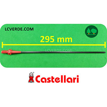 Astina Dente 295 mm Carbonio Asta Abbacchiatore Raccolta Olive Elettrico Pneumatico Aria Compressa Castellari Vertigo ricambi LCVERDE.com VE100126 spare part
