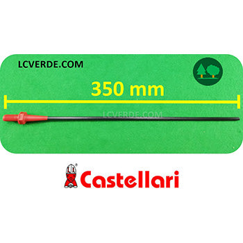 Astina Dente 350 mm Carbonio Asta Abbacchiatore Raccolta Olive Elettrico Pneumatico Aria Compressa Castellari Vertigo ricambio LCVERDE.com VE100120 spare part