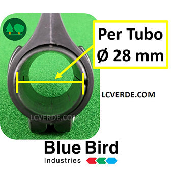 Attacco Supporto Cinghiaggio su Asta Tubo Diametro 28 mm Decespugliatore Blue Bird ricambio LCVERDE.com 750930