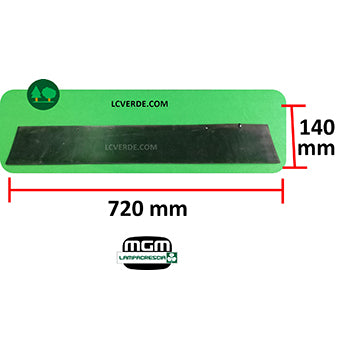 Bandella Protezione Posteriore Trincia Trinciaerba MGM Lampacrescia TTR783 TTR786 TTR790 ricambi LCVERDE.com 271101