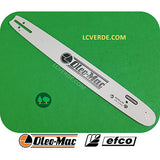 Barra Spranga 46 cm Motosega OleoMac Efco Maglie 72 Passo .325 ricambi LCVERDE.com 50310206r spare parts