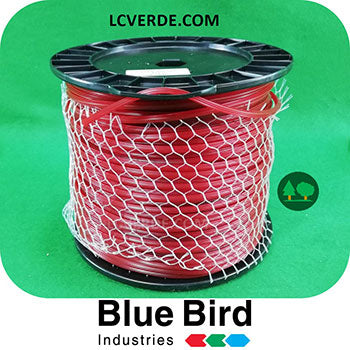 Blue Bird Bobina Filo Corallo Testina Decespugliatore Quadro 4 mm 110 mt accessori LCVERDE.com sflacio taglio erba 543710