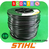 Bobina Filo Testina Decespugliatore Stihl 3,3 mm Tondoi 137 metri accessori LCVERDE.com 00009302287 nero sconto promozione