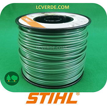 Bobina Filo Testina Decespugliatore Stihl 4 mm Tondoi 90 metri accessori LCVERDE.com 00009303603 verde sconto discount