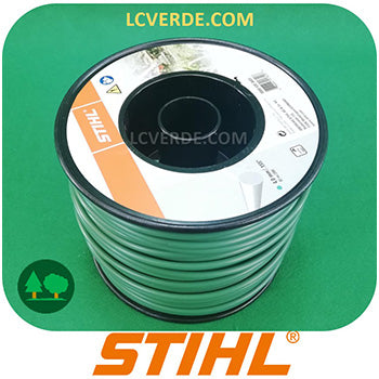 Bobina Filo Testina Decespugliatore Stihl 4 mm Tondoi 90 metri accessori LCVERDE.com 00009303603 verde sconto promozione