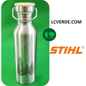 Bottiglia Borraccia Bottiglietta Acciaio 0,75 LT Stihl accessori LCVERDE.com 04206600010