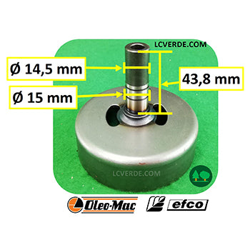 Campana Frizione Decespugliatore OleoMac Efco ricambi LCVERDE.com 61250105R