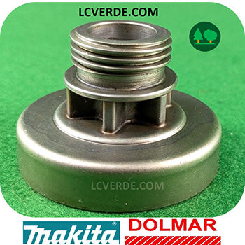 Campana Pignone Rocchetto Ingranaggio Vite Senfa Fine Girante Motosega Makita EA3100 EA3110 Dolmar PS310 PS311 ricambi LCVERDE.com 6 denti