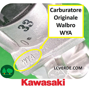 Carburatore Completo Walbro WYA Completo Motore Kawasaki TJ53E Decespugliatore ricambio LCVERDE.com 15004-0841