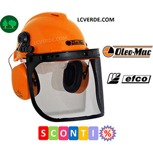 Casco Motosega Protettivo DPI Dispositivo Protezione Individuale OleoMac Efco LCVERDE.com 3155012