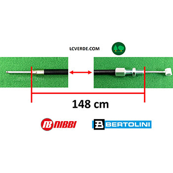 Cavo Filo Guaina Sbloccaggio Bloccaggio Ruote Freni Sterzare Trincia Nibbi NTS100 NTS80 Bertolini BTS100 BTS80 ricambio LCVERDE.com 68270103R