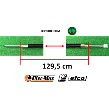 Cavo Filo Guaina Sbloccaggio Bloccaggio Ruote Freni Sterzare Trincia OleoMac WB65 WB80 Efco DR65 DR80 ricambi LCVERDE.com 68240041R