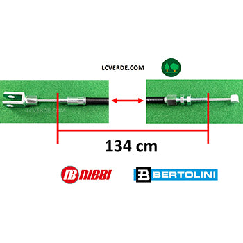 Cavo Filo Guaina Sbloccaggio Bloccaggio Ruote Freni Trincia Nibbi NTS50 Bertolini BTS50 ricambi LCVERDE.com 68250151R