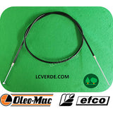 Cavo Filo Sbloccaggio Bloccaggio Ruote Freni Trincia OleoMac WB65 WB80 Efco DR65 DR80 ricambi LCVERDE.com 68240041R