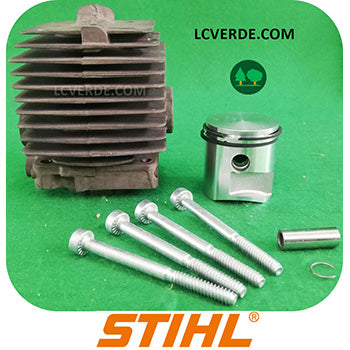 Cilindro Pistone Motore Fasce Elastiche Soffiatore Atomizzatore Stihl BG86 BR200 SR200 SH86 ricambi LCVERDE.com 42410201200