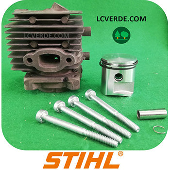 Cilindro Pistone Motore Soffiatore Atomizzatore Stihl BG86 BR200 SR200 SH86 ricambio LCVERDE.com 42410201200