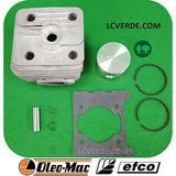 Kit Cilindro Pistone Motore Decespugliatore OleoMac BCH50 BCH500 Efco DSH500 DSH5000 ricambio LCVERDE.com 61510103 spare part