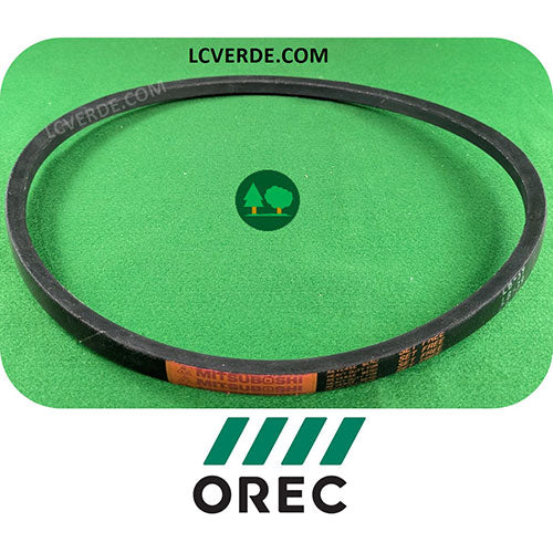 Cinghia Trasmissione Apparato Taglio Innesto Rotore Coltelli Trincia Orec HR531 HR661 HR662 HR672 HRC662 HRC663 HRC672 HRC673 ricambi LCVERDE.com O89-6123-003901 trinciaerba trinciasarmenti