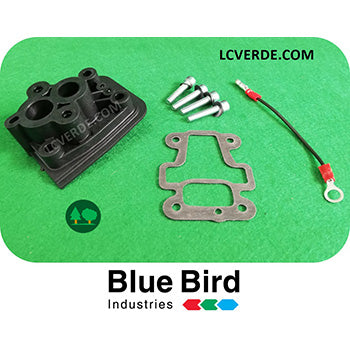 Collettore Flangia Termica Aspirazione Decespugliatore BlueBird P450 P560 P610 M450 M560 M610 BC560 BCB560 BC450 BC610 ricambi LCVERDE.com 730230a spare parts