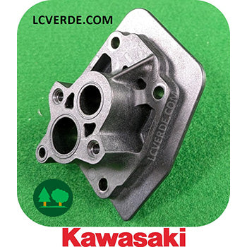 Collettore Flangia Termica Valvola Lamella Piastra Piastrina Motore Kawasaki TJ53 Decespugliatore Trivella ricambi LCVERDE.com 12021-0038
