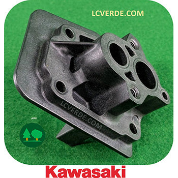 Collettore Flangia Termica Valvola Lamella Piastra Piastrina Motore Kawasaki TJ53 Decespugliatore Trivella ricambio LCVERDE.com 12021-0038