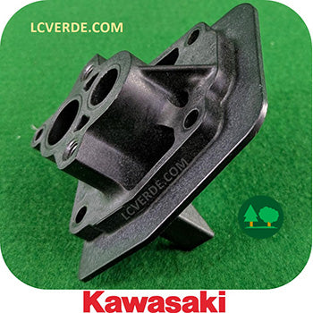 Collettore Flangia Termica Valvola Motore Kawasaki TJ53 Decespugliatore Trivella ricambio LCVERDE.com 12021-0038